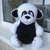 Куклы и игрушки handmade. Livemaster - original item Soft toys: knitted crochet Panda Shin Shin. Handmade.
