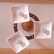 Для дома и интерьера handmade. Livemaster - original item Ceramic chandelier with three shades.. Handmade.