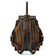 Leather backpack 'Patriot' (aging brown). Men\\\'s backpack. Russian leather Guild. My Livemaster. Фото №4