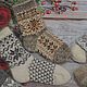 Socks down with ornament. Socks. Down shop (TeploPuha34). Online shopping on My Livemaster.  Фото №2