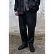 Брюки мужские из конопли Сашико Sashiko Two Pleat Pant Garment Dyed. Брюки мужские. VÄN Studio. Ярмарка Мастеров.  Фото №5