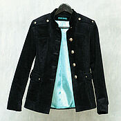 Одежда handmade. Livemaster - original item Women`s jacket, with stand, corduroy, cotton. Handmade.