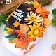 Заказать Кружка с осенними цветами для учителя. Flowerdecor337. Ярмарка Мастеров. . Кружки и чашки Фото №3