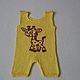 Order Summer romper with a giraffe. 4 children-baby. Livemaster. . Overall for children Фото №3