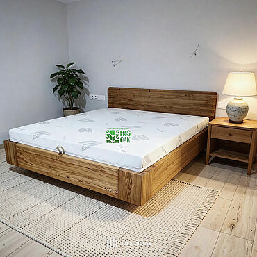 Акция! Кровать Obolo из массива дуба, 1600*2000, рустик. . Для дома и интерьера ручной работы - Ярмарка Мастеров Для дома и интерьера ручной работы. Ярмарка Мастеров - ручная работа Акция! Кровать Obolo из массива дуба, 1600*2000, рустик. Handmade.