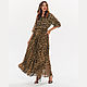Dress made of chiffon ' Golden leopard', Dresses, Moscow,  Фото №1