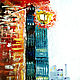 Painting City interior cityscape on canvas 50h70 in oil. Pictures. Lana Zaitceva. Online shopping on My Livemaster.  Фото №2