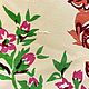 Винтаж: Скатерть цветы шелк Бельгия. Текстиль винтажный. Екатерина кетикет. Ярмарка Мастеров.  Фото №5