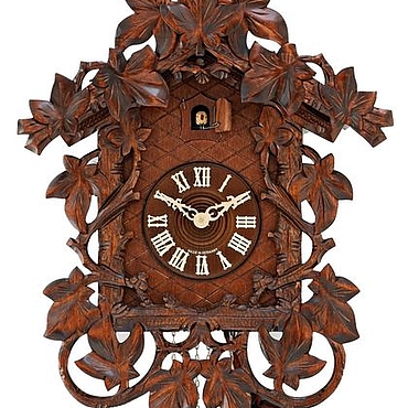 Деревянные настенные часы с кукушкой