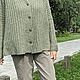 Кардиган - пончо. Кардиганы. Casual_Sweater. Ярмарка Мастеров.  Фото №5