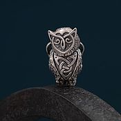 Украшения handmade. Livemaster - original item Charm "Owl" from the collection "Forest Guardians". Handmade.