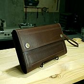 Сумки и аксессуары handmade. Livemaster - original item Wallet leather. Big purse.. Handmade.