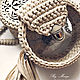 Little knit bag cross body 'Aquarium', Case, Moscow,  Фото №1