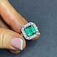 Резерв! 17.5 Кольцо с турмалином ИЗУМРУД 4.60 ct. Кольца. Елена. Ярмарка Мастеров.  Фото №12
