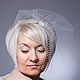 Свадебная шляпа "Лаура". Шляпа для невесты. Вуалетка, Hats1, Moscow,  Фото №1