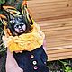 Дух огня кукла в смешанной технике. Дух-помощник. Мир крошечных историй. Ярмарка Мастеров.  Фото №9