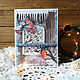 !NEW YEAR. The handmade card. Bullfinches, Cards, Mytishchi,  Фото №1