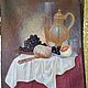Patchwork painting.Vintage still life The sound of the surf in a seashell. Pictures. Quilter Elena Mazurova. My Livemaster. Фото №5