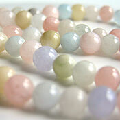 Материалы для творчества handmade. Livemaster - original item Beads: Beryl smooth ball 5,5 - 6,5mm. Handmade.