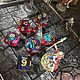Дайсы, кубики ручной работы для DnD (Dungeons and Dragons) Light Warp. Фишки и кости. Fantasy Minis. Ярмарка Мастеров.  Фото №5