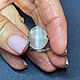 Кольцо с лунным камнем с эффектом кошачьего глаза 11.8ct. МЛЕЧНЫЙ ПУТЬ. Кольца. Елена. Интернет-магазин Ярмарка Мастеров.  Фото №2