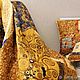 ДАМА С ВЕЕРОМ лоскутное покрывало Густав Климт. Одеяла. ЛЮБИмые ЛОСКУТки, Инна. Ярмарка Мастеров.  Фото №8