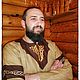Рубаха стилизация средневековье кельтский орнамент. Атрибутика субкультур. Славянская одежда (krasota-mir). Ярмарка Мастеров.  Фото №7