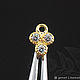 Holder for a pendant with zircons art.5-37, gilding. Accessories4. GemArt. Online shopping on My Livemaster.  Фото №2