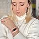 Order Pink bracelet with smoky quartz for women. БРАСЛЕТЫ- ТАЛИСМАНЫ. Livemaster. . Amulet Фото №3