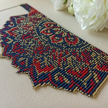 Украшения ручной работы. Ярмарка Мастеров - ручная работа Чокер: Валиде. Handmade.
