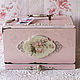 The bread bin shabby chic with a sliding Board for cutting, 'Rosanky', The bins, ,  Фото №1
