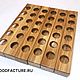Шотница прямая на 6шотов. Дуб. Подставки для бутылок и бокалов. WOODFACTURE. Ярмарка Мастеров.  Фото №4