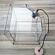 Order Loft lamp Cube 25cm. tiffanarium (Tiffanarium). Livemaster. . Ceiling and pendant lights Фото №3