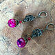 Classic earrings with tourmaline 'Ripe cherry'. Earrings. BijouSiberia. Online shopping on My Livemaster.  Фото №2