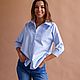 Рубашка из итальянского хлопка Max Mara, Рубашки, Севастополь,  Фото №1