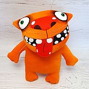 Куклы и игрушки handmade. Livemaster - original item Who will be the last to go mad... Soft toy plush red cat. Handmade.