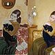 Сумка женская кожаная  коричневая бежевая "Девушка с котом". Классическая сумка. Авторские кожаные сумки из Италии. Интернет-магазин Ярмарка Мастеров.  Фото №2