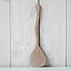 Oak Spatula for kitchen, small. The color is 'chalk', Utensils, Moscow,  Фото №1