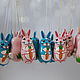 Новогодние елочные игрушки  Кролик на подвеске. Елочные игрушки. Марина Мон. Ярмарка Мастеров.  Фото №5