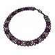 Burgundy Beaded Necklace. Necklace of Japanese beads. Necklace. biser-Mily. Online shopping on My Livemaster.  Фото №2