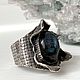 Заказать Кольцо "Альтруан" / Натуральный лабрадорит/ серебро 925. Shahinian Jewelry. Ярмарка Мастеров. . Кольца Фото №3