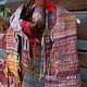 Тканый шарф ручной работы"Осеннее солнце", Шарфы, Москва,  Фото №1