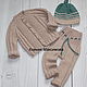 set tweed is always in fashion blouse pants and hat, Sweatshirts for children, Novokuznetsk,  Фото №1
