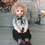 Авторская кукла из полимерной глины Домашний эльф Левушка
