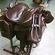 Order A set of a Cossack saddle with a full brown pack. Saddlery and blacksmith's yard. Livemaster. . Saddles Фото №3