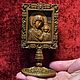 Миниатюрная Икона из дерева на подставке. Иконы. Ополье. Ярмарка Мастеров.  Фото №6