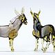 Interior figurine made of colored glass Donkey Ivanovich, Figurines, Moscow,  Фото №1
