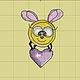 Схема для вышивки: Пчелка. Схемы для вышивки. Красная лягушка. Интернет-магазин Ярмарка Мастеров.  Фото №2