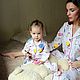Pajama family bow ' Bunnies'. Combination. Aleksandra Majskaya. Интернет-магазин Ярмарка Мастеров.  Фото №2