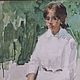 A portrait from a photo on canvas. Portrait to order oil, Pictures, Samara,  Фото №1